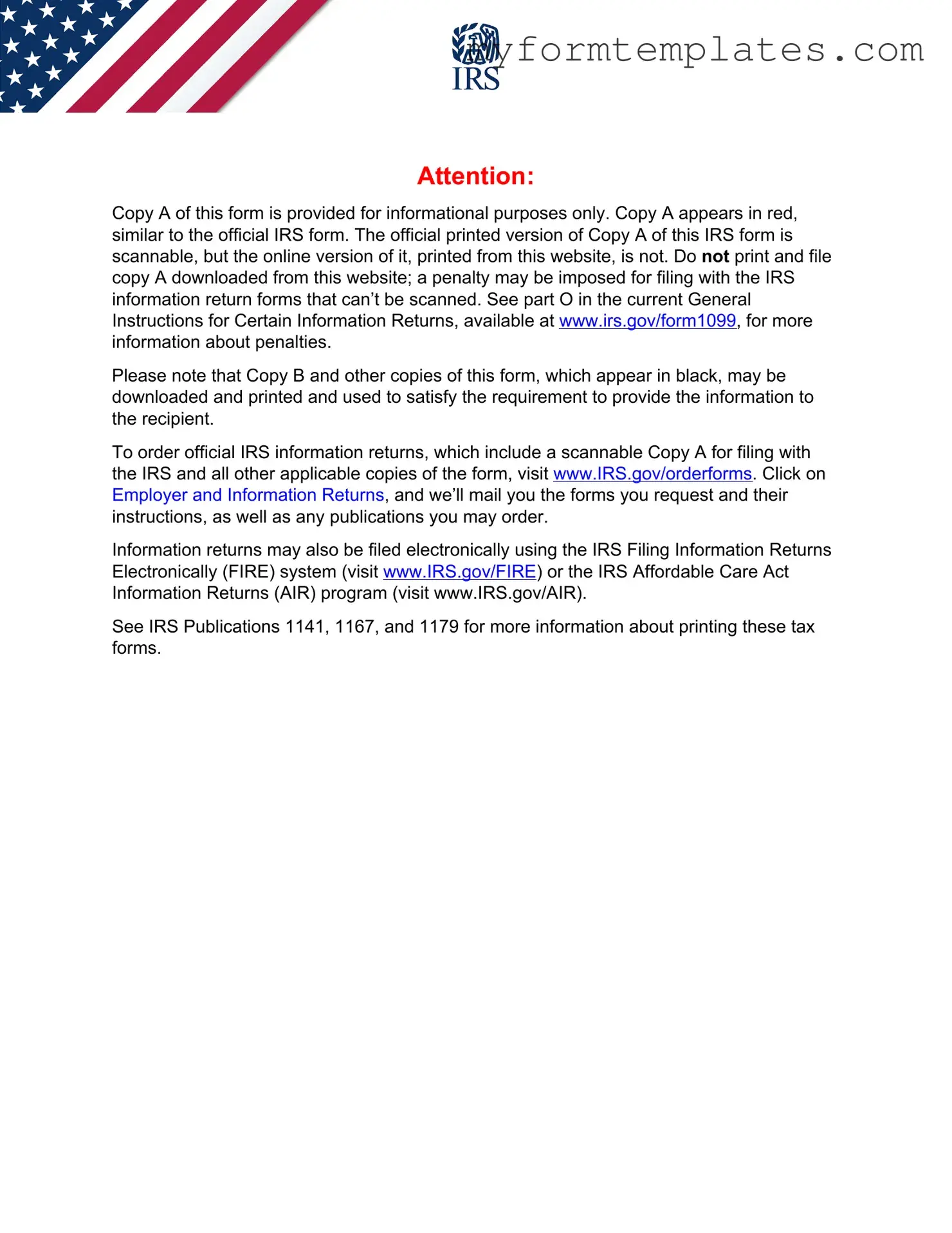 Official 1099 Nec Form in PDF