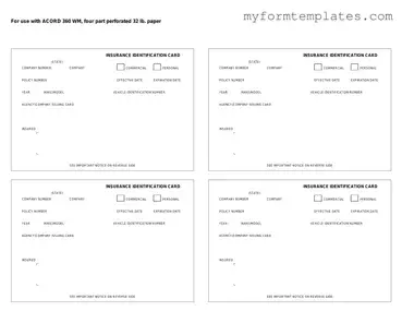 Official Acord 50 WM Form in PDF