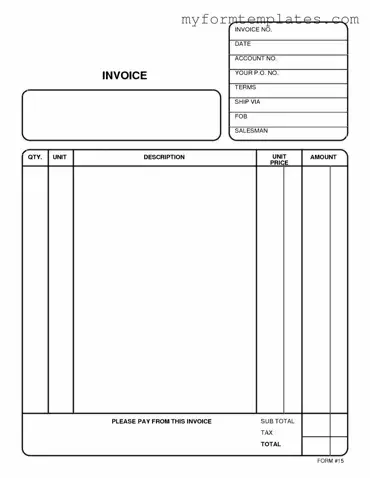 Official Free And Invoice Pdf Form in PDF