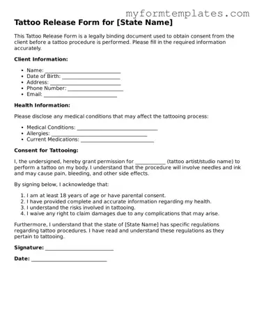 Tattoo Release Document