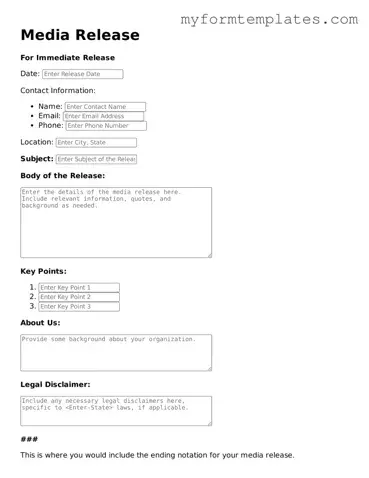 Media Release Document