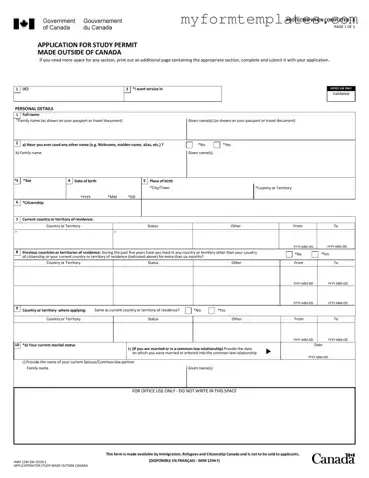 Official Imm 1294 Form in PDF