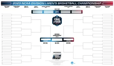 Official NCAA bracket Form in PDF
