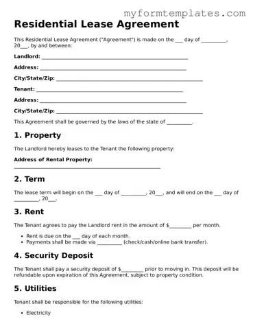 Lease Agreement Document